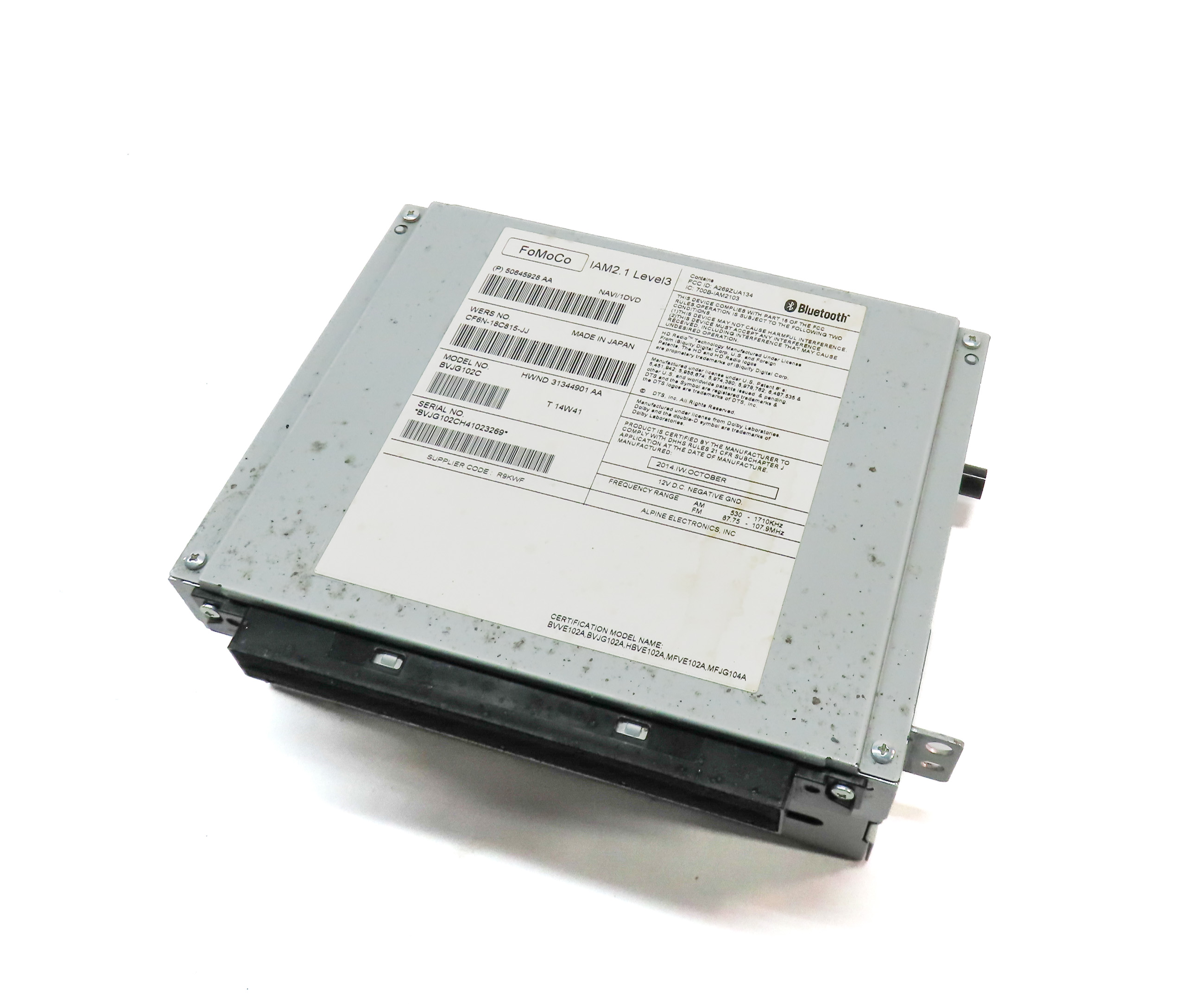 12-16 RANGE ROVER SPORT EVOQUE LR4 (L320 L405 L494 L538) CD NAV STEREO RECEIVER — exact item pictured